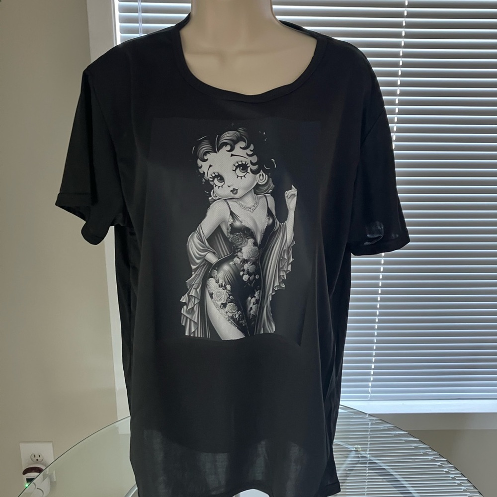 Black Graphic Tee